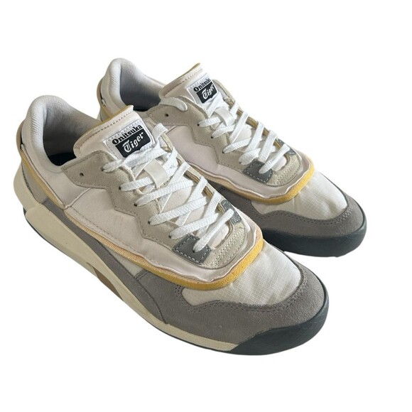 Asics Onitsuka Tiger Admix Runner 300 Men's Size 10 White Gray 1183B357 - Picture 5 of 14